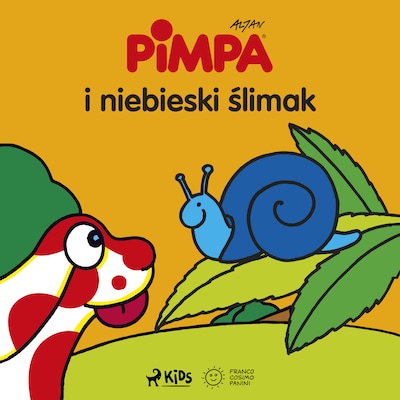 Pimpa i niebieski ślimak – okładka audiobooka, autor Altan