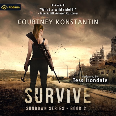 Survive – omslag til lydbogen af Courtney Konstantin