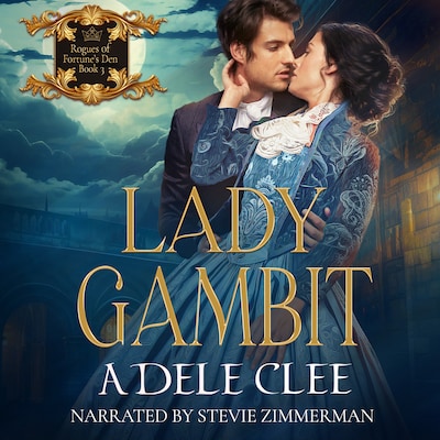 Lady Gambit – omslag til lydbogen af Adele Clee