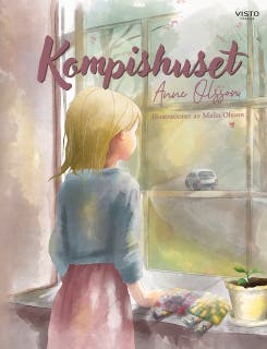Kompishuset – omslag till ljudboken av Anne Olsson