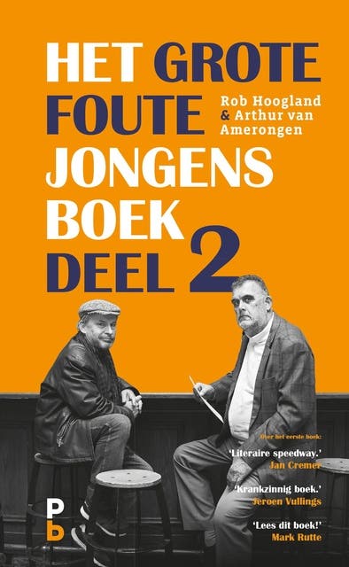 Het grote foute jongens boek deel 2 – omslag van het luisterboek van Arthur van Amerongen,Rob Hoogland