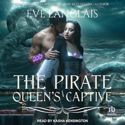 The Pirate Queen’s Captive – omslag til lydbogen af Eve Langlais
