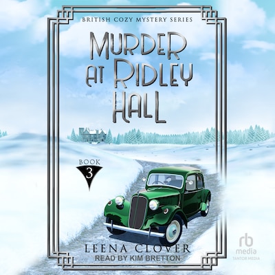 Murder at Ridley Hall – omslag til lydbogen af Leena Clover