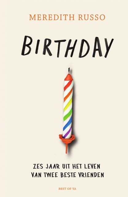 Birthday – omslag van het luisterboek van Meredith Russo