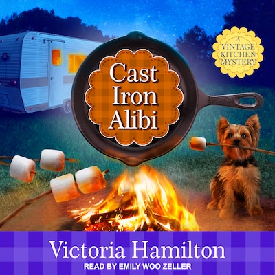 Cast Iron Alibi – omslag til lydbogen af Victoria Hamilton