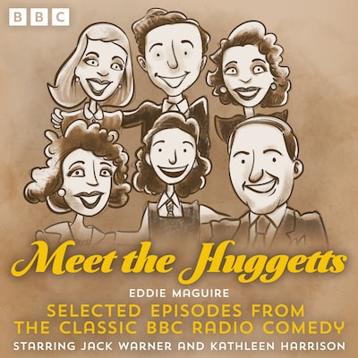Meet the Huggetts – omslag til lydbogen af Eddie Maguire