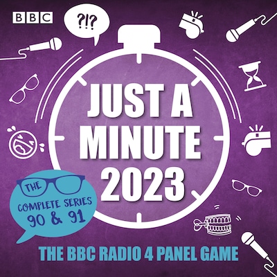 Just a Minute 2023: The Complete Series 90 & 91 – omslag til lydbogen af BBC Radio Comedy