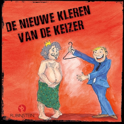 De nieuwe kleren van de keizer – omslag van het luisterboek van Jeroen Kramer, Hans Christian Andersen