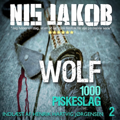 1000 Piskeslag – omslag til lydbogen af Nis Jakob