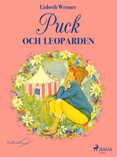 Puck och leoparden – omslag till ljudboken av Lisbeth Werner