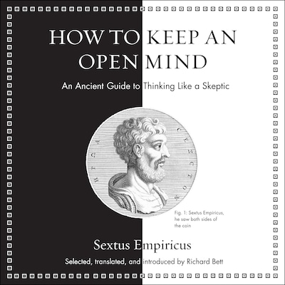 How to Keep an Open Mind – omslag til lydbogen af Sextus Empiricus