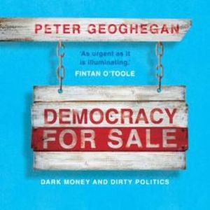 Democracy for Sale – okładka audiobooka, autor Peter Geoghegan