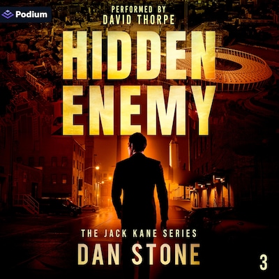 Hidden Enemy – omslag til lydbogen af Dan Stone