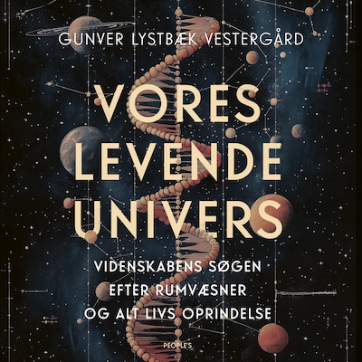 Vores levende univers – omslag til lydbogen af Gunver Lystbæk Vestergård