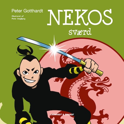 Nekos sværd – omslag til lydbogen af Peter Gotthardt