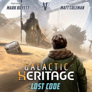Lost Code – omslag till ljudboken av Matt Coleman