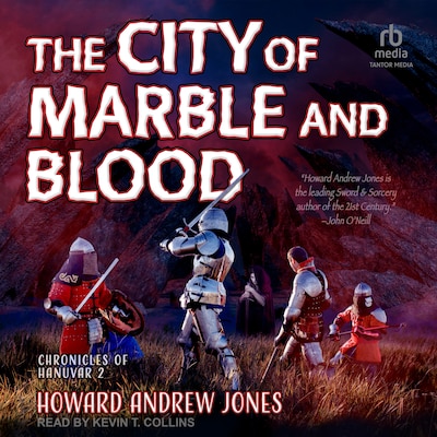 The City of Marble and Blood – omslag til lydbogen af Howard Andrew Jones
