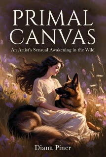 Primal Canvas: An Artist’s Sensual Awakening in the Wild – omslag till ljudboken av Diana Piner