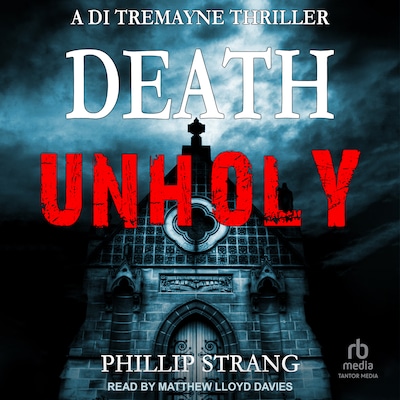 Death Unholy – omslag til lydbogen af Phillip Strang