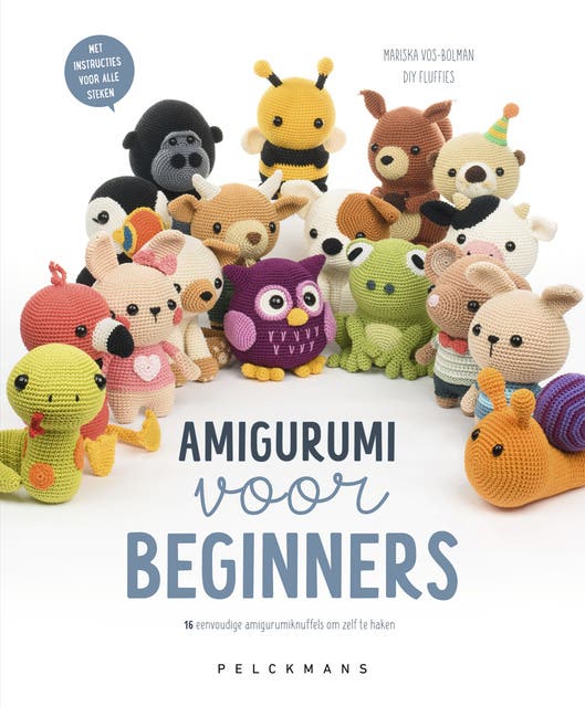 Amigurumi voor beginners – omslag van het luisterboek van Mariska Vos-Bolman