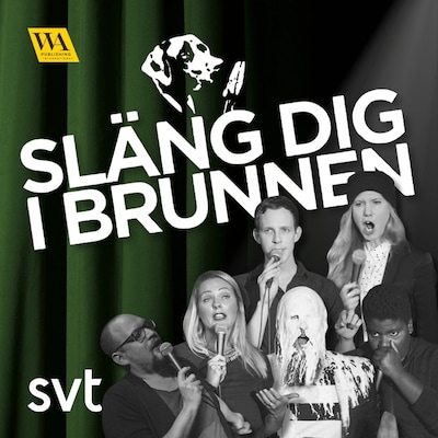 Släng dig i brunnen – omslag till ljudboken av Various Artists