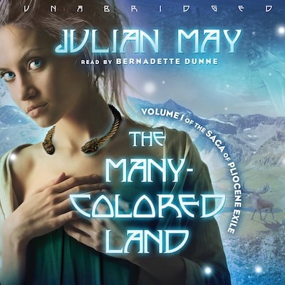 The Many-Colored Land – omslag til lydbogen af Julian May