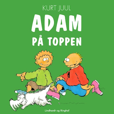 Adam på toppen – omslag til lydbogen af Kurt Juul