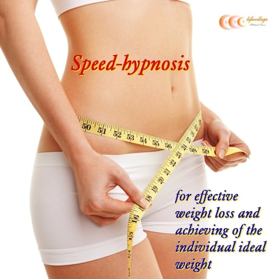 Speed-hypnosis for effective weight loss and achieving of the individual ideal weight – omslag til lydbogen af Michael Bauer