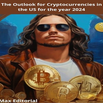 The Outlook for Cryptocurrencies in the US for the year 2024 – omslag till ljudboken av Unknown Author