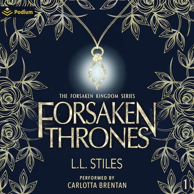 Forsaken Thrones – omslag til lydbogen af L.L. Stiles