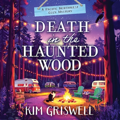 Death in the Haunted Wood – omslag til lydbogen af Kim Griswell