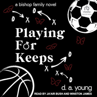 Playing For Keeps – omslag til lydbogen af D. A. Young