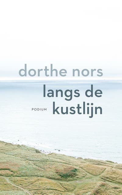 Langs de kustlijn – omslag van het luisterboek van Dorthe Nors