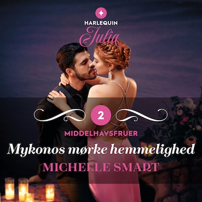 Mykonos mørke hemmelighed – omslag til lydbogen af Michelle Smart