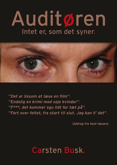 Auditøren – omslag til lydbogen af Carsten Busk