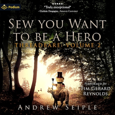 Sew You Want to Be a Hero – omslag til lydbogen af Andrew Seiple
