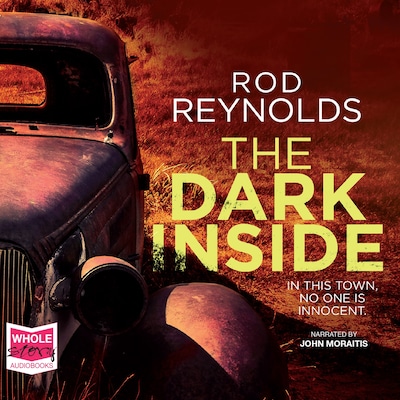 The Dark Inside – omslag til lydbogen af Rod Reynolds