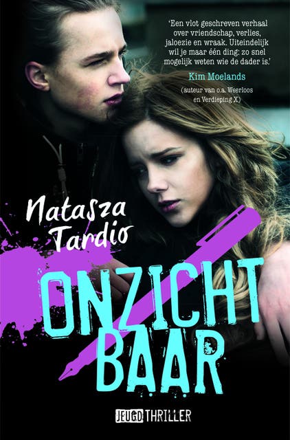 Onzichtbaar – omslag van het luisterboek van Natasza Tardio