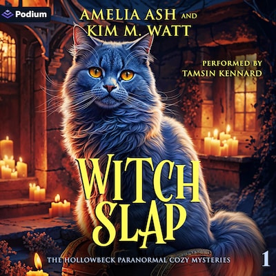 Witch Slap – omslag til lydbogen af Amelia Ash, Kim M. Watt