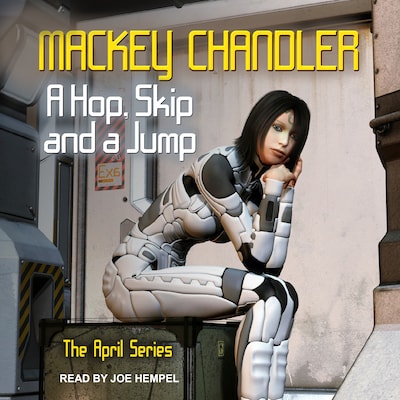 A Hop, Skip and a Jump – omslag til lydbogen af Mackey Chandler