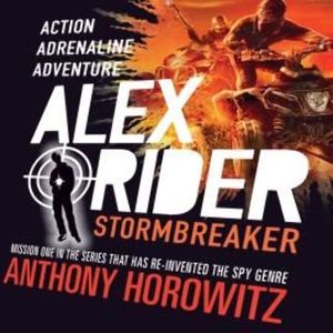 Stormbreaker – okładka audiobooka, autor Anthony Horowitz