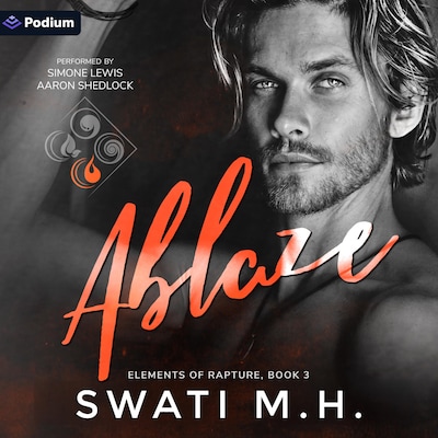 Ablaze – omslag til lydbogen af Swati MH