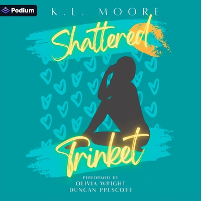 Shattered Trinket – omslag til lydbogen af K.L. Moore