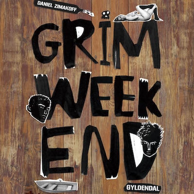 Grim weekend – omslag til lydbogen af Daniel Zimakoff