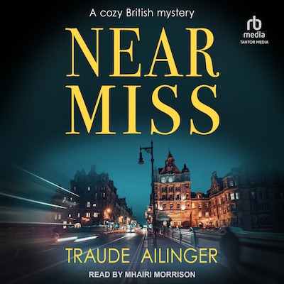 Near Miss – omslag til lydbogen af Traude Ailinger