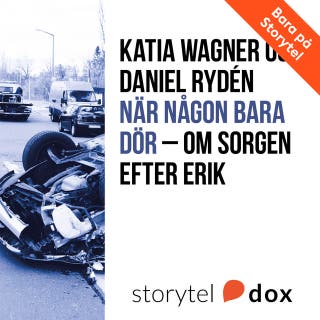 När någon bara dör - Om sorgen efter Erik – omslag till ljudboken av Daniel Rydén,Katia Wagner
