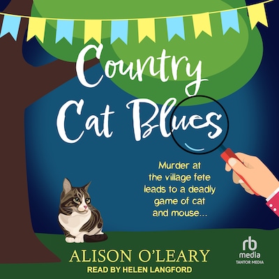 Country Cat Blues – omslag til lydbogen af Alison O'Leary