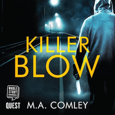 Killer Blow – omslag til lydbogen af M.A. Comley