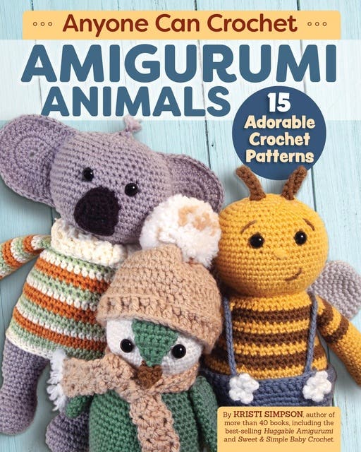 Anyone Can Crochet Amigurumi Animals: 15 Adorable Crochet Patterns – omslag til lydbogen af Kristi Simpson