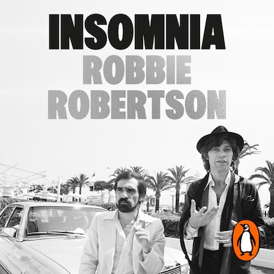 Insomnia – omslag til lydbogen af Robbie Robertson